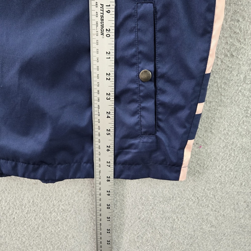 VINTAGE Nike Women Jacket Blue Nylon Polyester Colorblock Activewear Logo - Picture 5 of 10